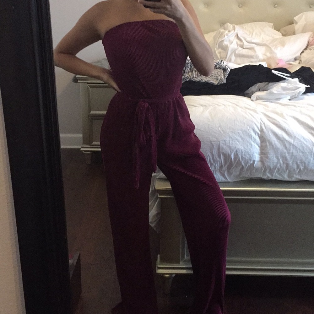 Red honey punch jumpsuit